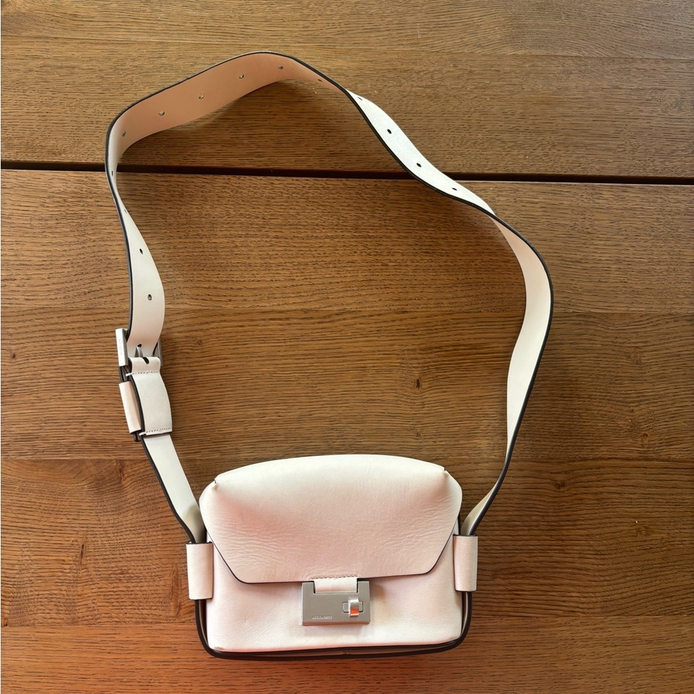 Allsaints Frankie Crossbody Salt Lake White